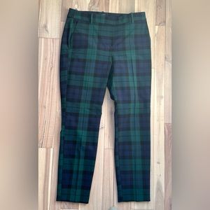 J Crew NWOT Ruby Full Length Plaid Pants